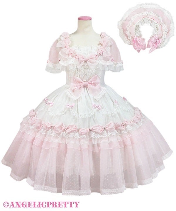 milklim ミルクリーム スタジャン 原宿系 ゆめかわいい Millefeuille Cream JSK Set by Angelic Pretty
