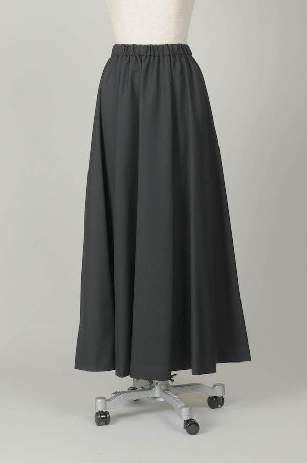 Back Ruffle Long Skirt by Black Peace Now