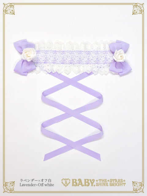 防弾少年団(BTS) - tiara Floral Lace Ruffle JSK and Head Bow Set by Baby, the Stars