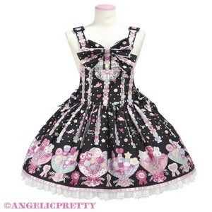 Sweet Candy Bouquet Salopette by Angelic Pretty
