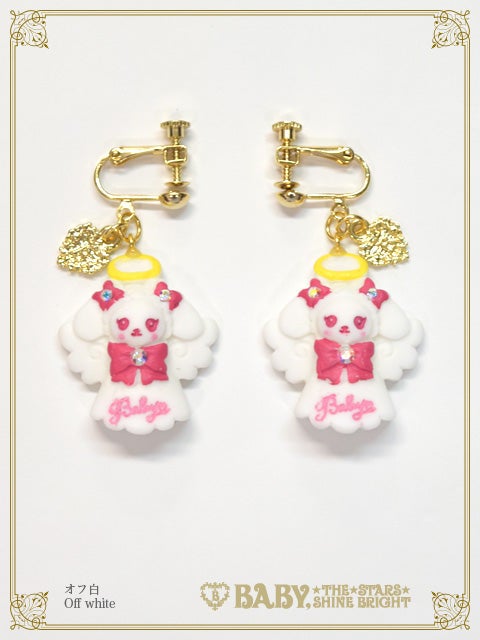 Christmas Angel Kumya Earrings by Baby, the Stars Shine Bright