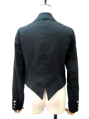 Peace Now ~ Zip Up Swallowtail Jacket by Black Peace Now