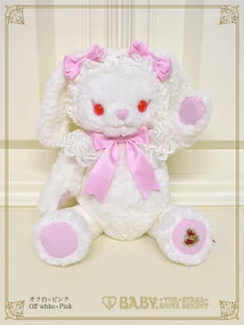 うさくみゃリュック 大 ホワイト ピンクリボン うさくみゃリュック うさくみゃリュック 大 ホワイト ピンクリボン うさくみゃリュック