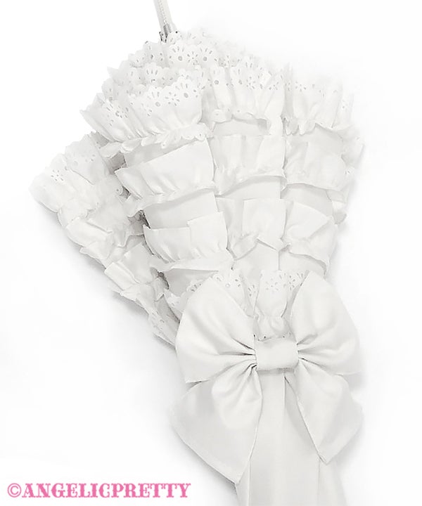Frill Millefeuille Umbrella (2021) by Angelic Pretty