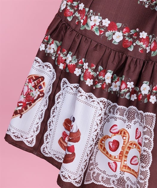 Chalmiere ~ Baked Berry Long JSK by Axes Femme