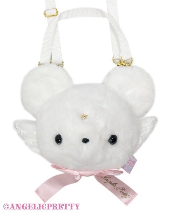 Milky Bear Face Pouch by Angelic Pretty
