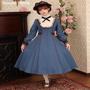 Fleur Bustle OP (Long Sleeve) (2025) by Innocent World