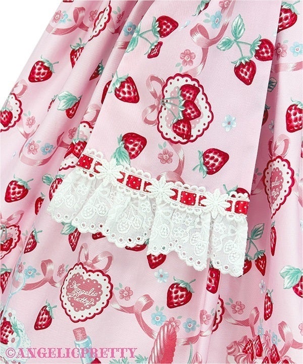 Strawberry Cake Party Scallop JSK by Angelic Pretty
