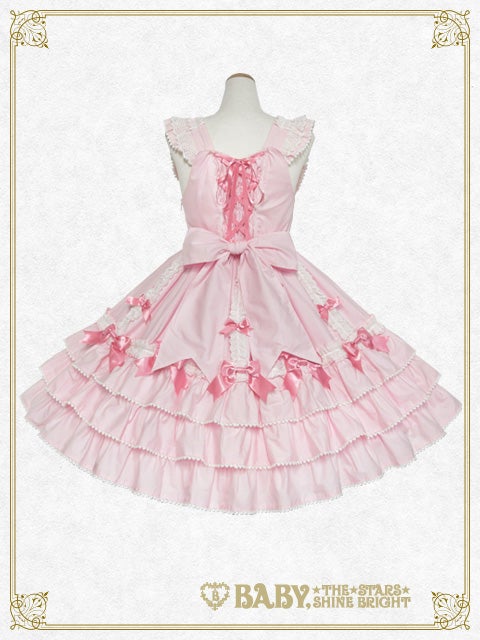 baby Ribbon ribbon blooms JSK 黒×ピンク Ribbon Ribbon Blooms JSK (2025) by Baby, the Stars Shine Bright