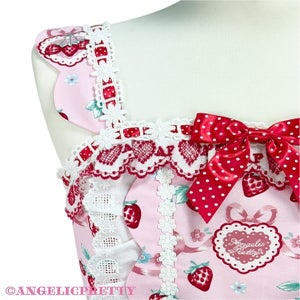 Strawberry Cake Party Scallop JSK by Angelic Pretty