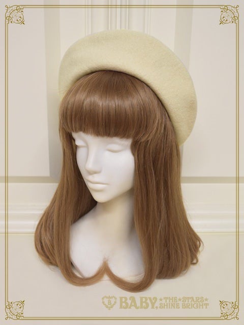 19800円→❣️ Snow flower lace beret ベレー帽 25%OFF】MURRAL Snow flower lace beret (Ice gray) ベレー帽 ベレー